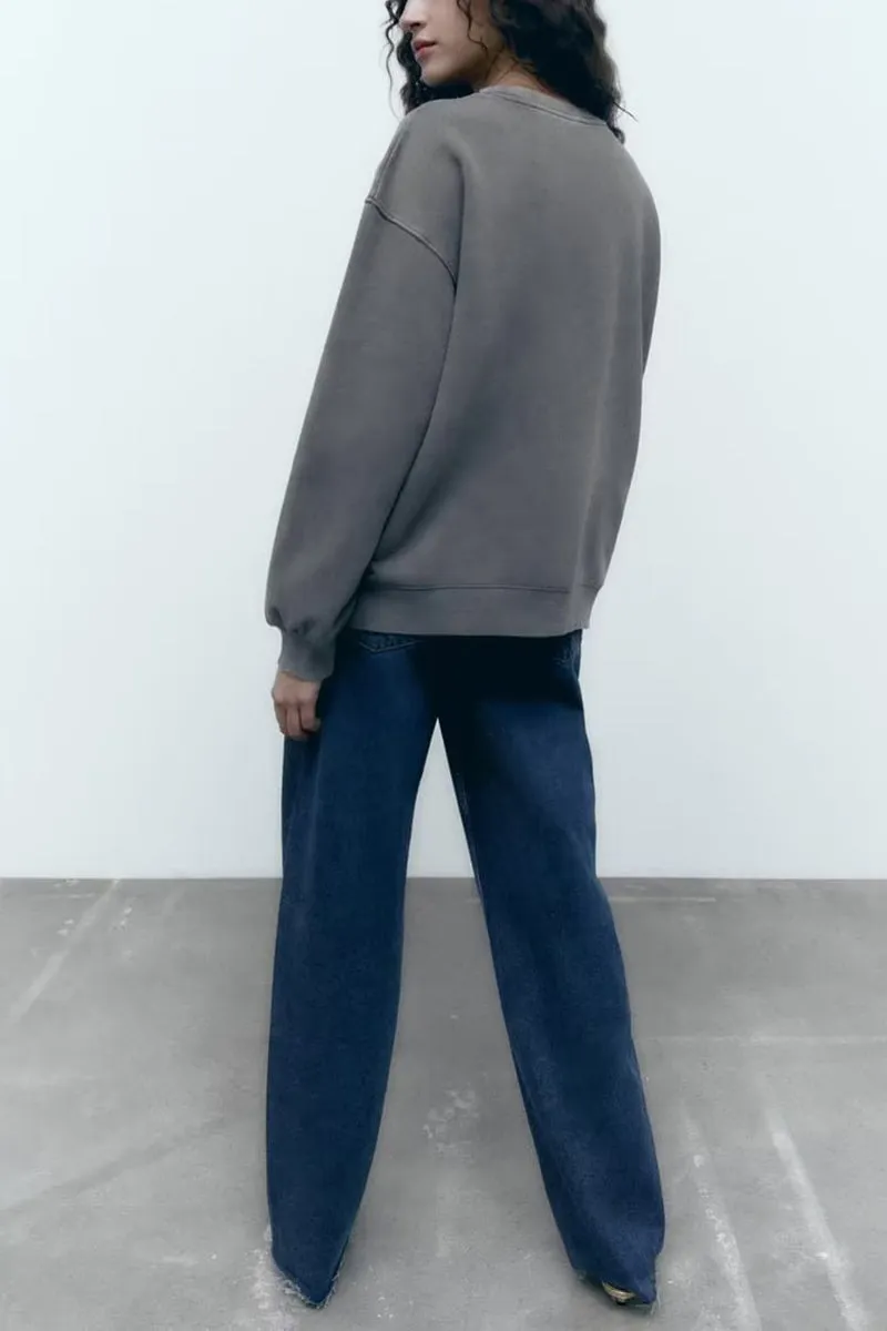 WJ0302 Graphic Fleece Sweatshirt