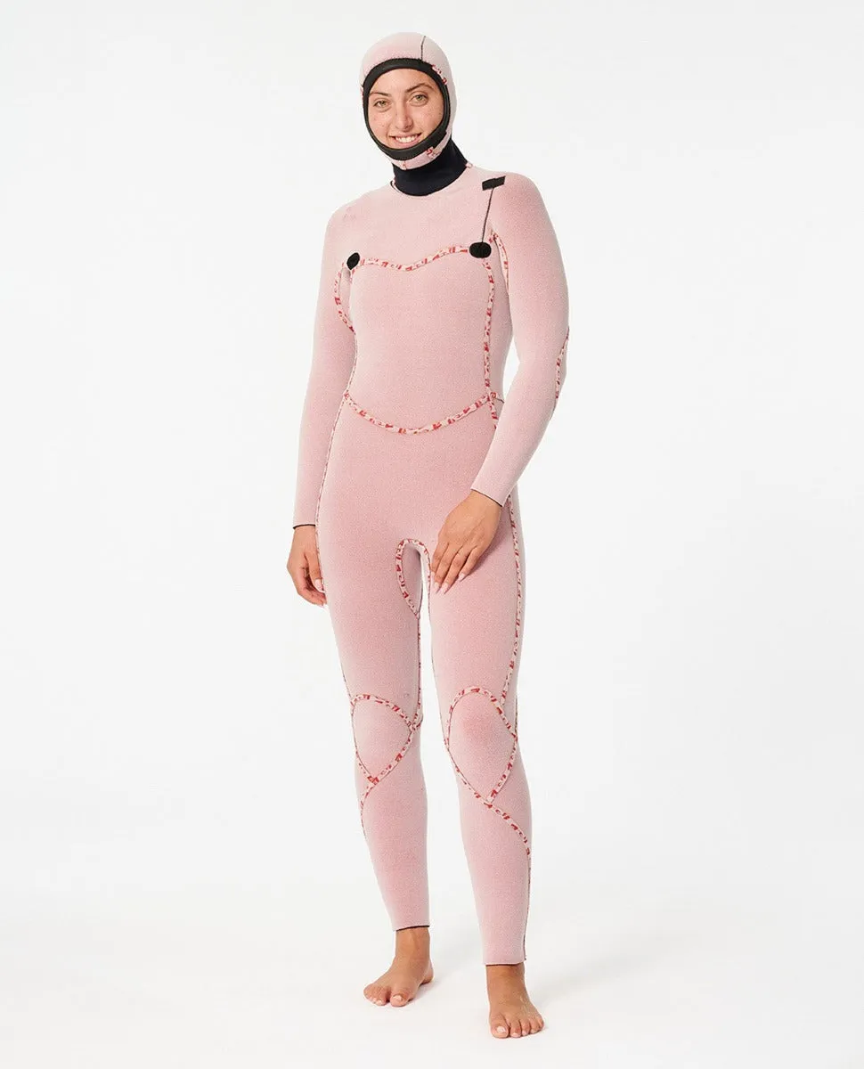 Women's Flashbomb 5/4 Hooded Chest Zip Fullsuit Wetsuit
