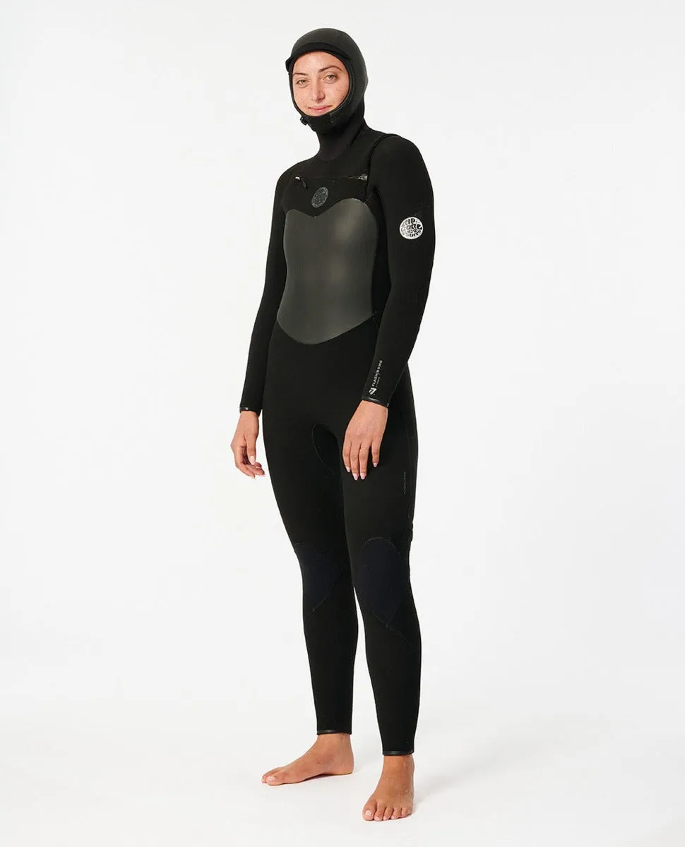 Women's Flashbomb 5/4 Hooded Chest Zip Fullsuit Wetsuit