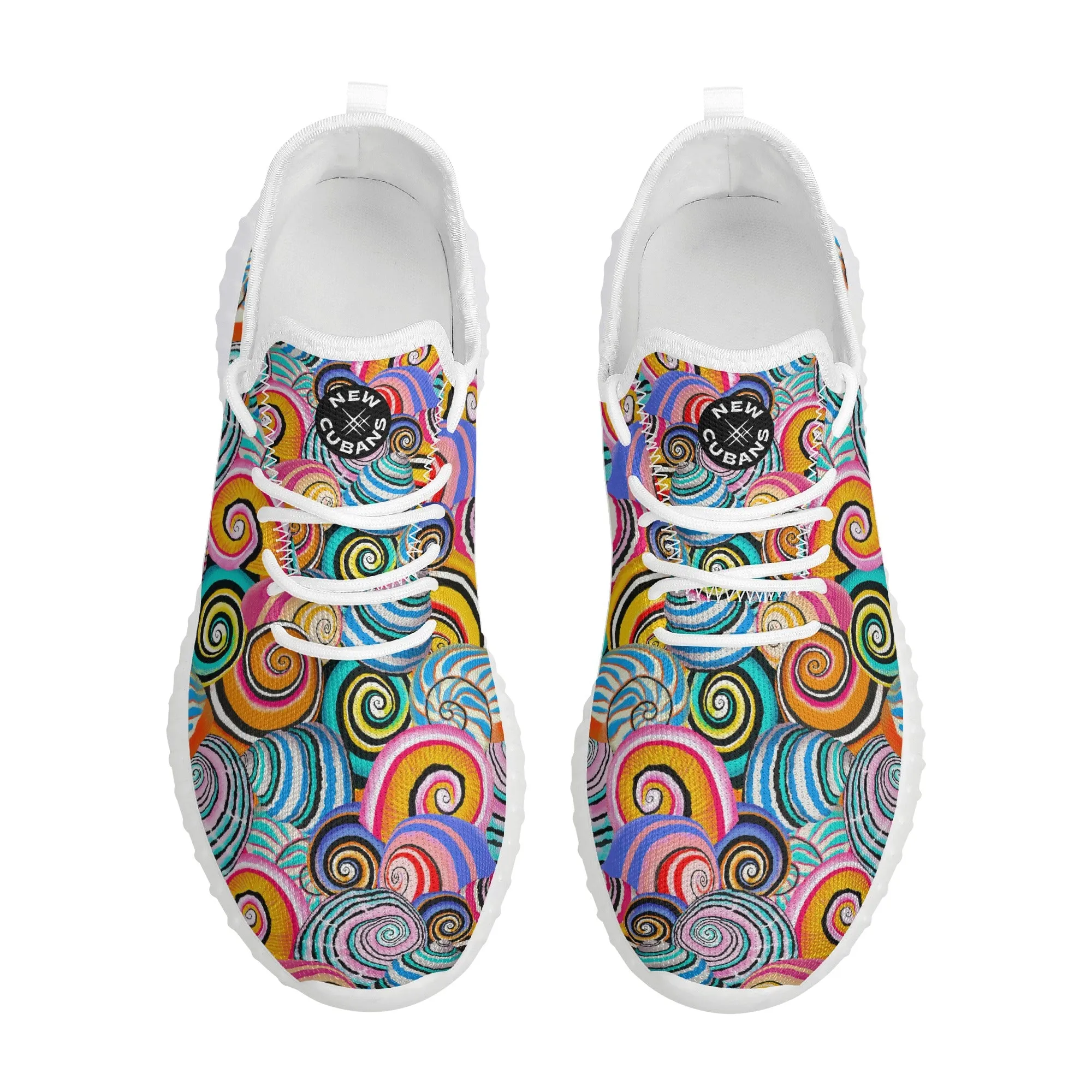 Womens Mesh Knit Sneakers