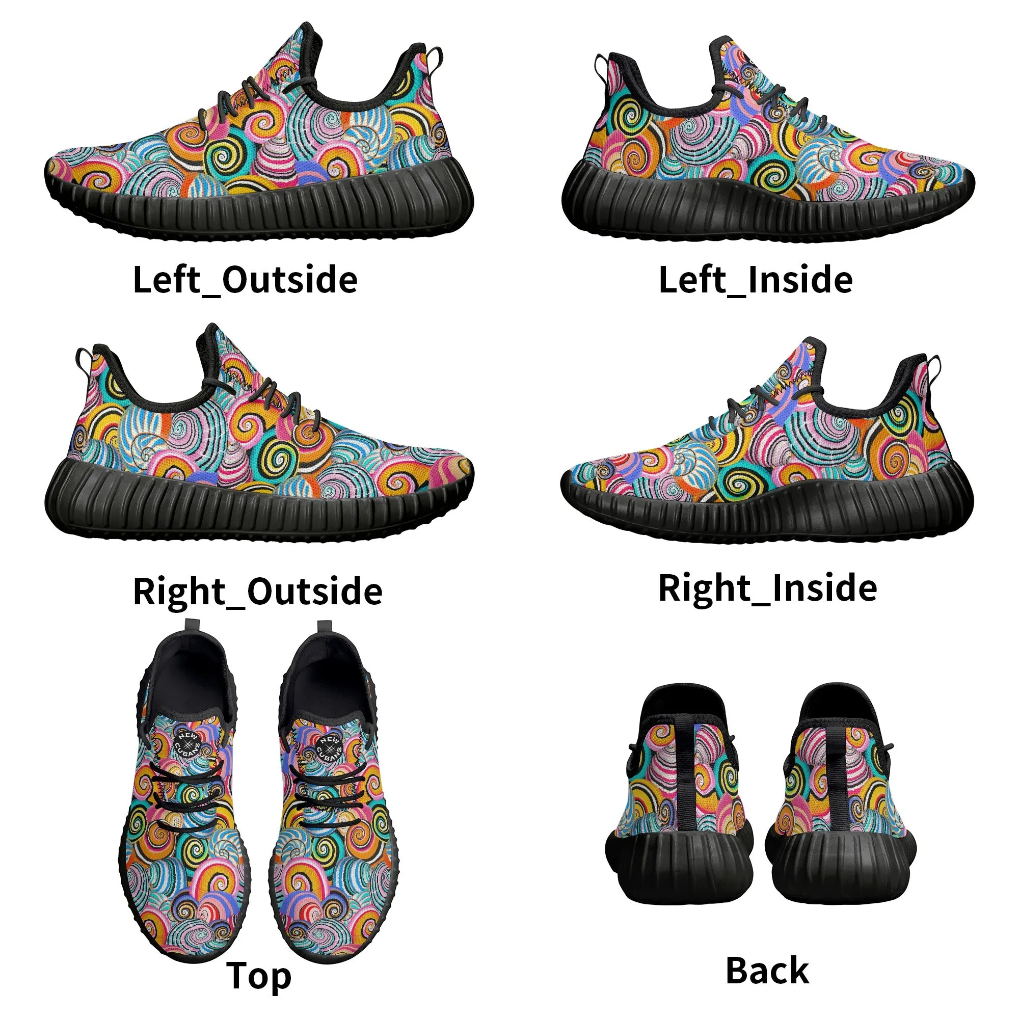 Womens Mesh Knit Sneakers