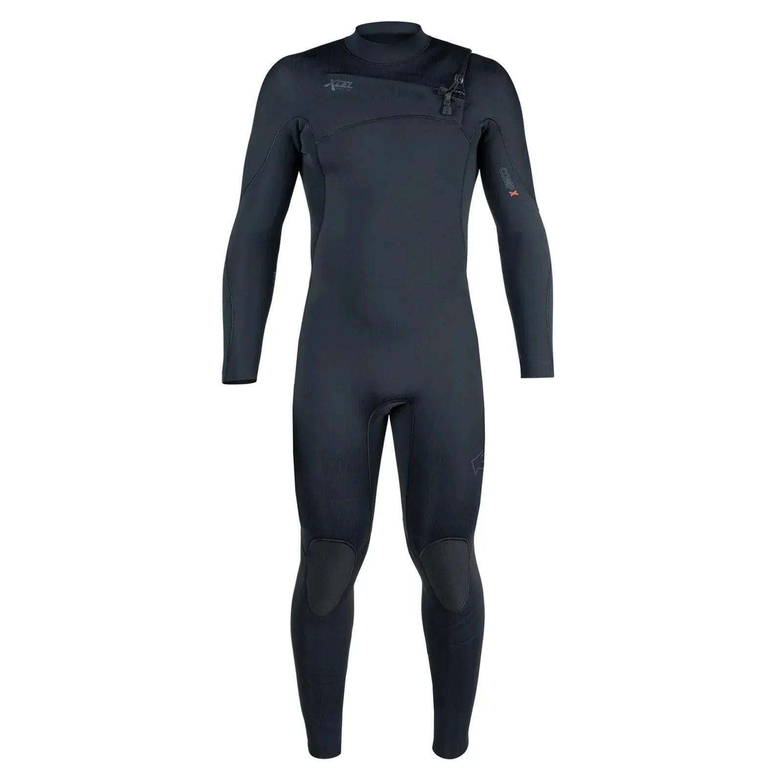 Xcel Comp X 4/3mm Mens Chest Zip Wetsuit - Black - 2025