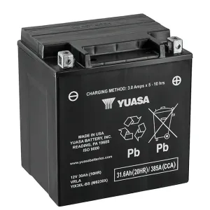 YIX30L-BS Non-DG Factory Sealed Battery Made in USA Yuasa (EYIX30LFA)
