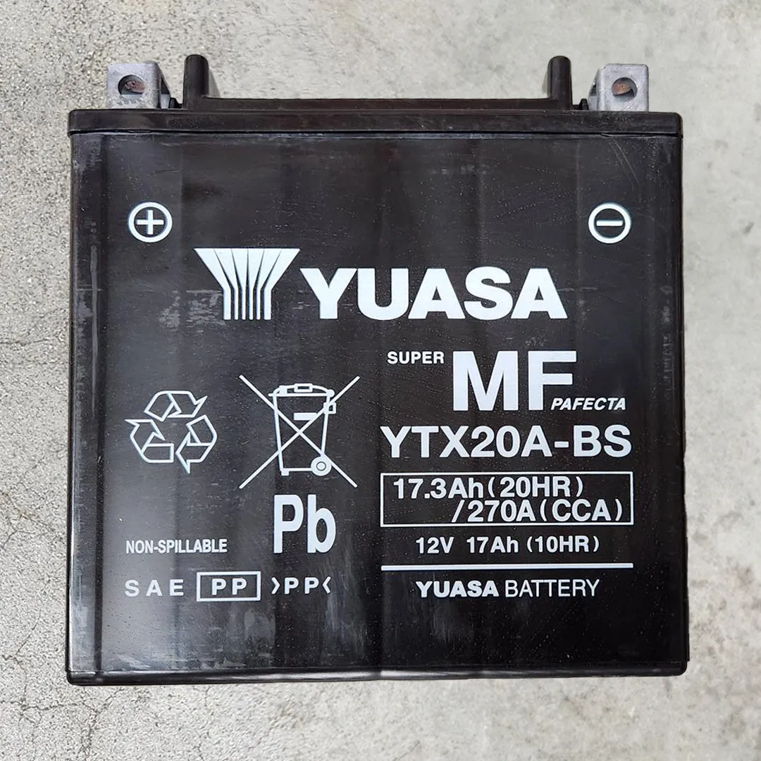 YTX20A-BS Non-DG Factory Sealed Battery Yuasa ^ (YTX20ABS)